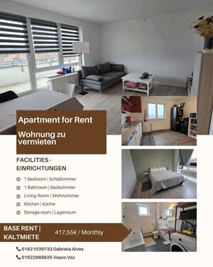 Foto - 2-Zimmer-Wohnung - 522,00&nbsp;EUR Kaltmiete, ca.&nbsp; 62,79&nbsp;m&sup2;