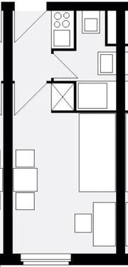 Foto - 1 Zimmer Wohnung 17qm Weende Studentenappartement