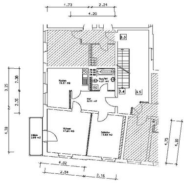 Foto - 2 Zimmer Etagenwohnung in Köthen (Anhalt)