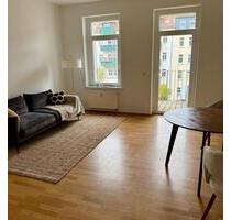 Zur Zwischenmiete: 2-Zimmer-Wohnung Schleußig - Leipzig Altwest