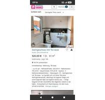 Wohnung 1 Zimmer - 520,00&nbsp;EUR Kaltmiete, ca.&nbsp; 61,00&nbsp;m&sup2; in Leimersheim (PLZ: 76774)