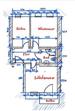 Foto - 2 Zimmer Etagenwohnung zur Miete in Bautzen