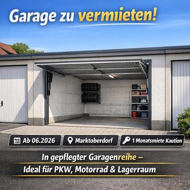 Foto - Garage in Marktoberdorf zu Vermieten