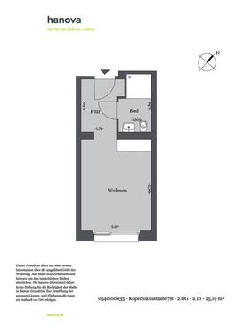 Foto - 1 Zimmer Etagenwohnung in Hannover