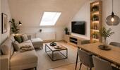 Foto - Sonnige 3-Zimmer-Dachgeschosswohnung mit Küche in Deggendorf