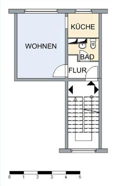 Foto - 1 Raum Wohnung - 270,00&nbsp;EUR Kaltmiete, ca.&nbsp; 25,00&nbsp;m&sup2;