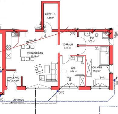 Foto - 3 Zimmer Wohnung Mögglingen - 1.100,00&nbsp;EUR Kaltmiete, ca.&nbsp; 76,00&nbsp;m&sup2;