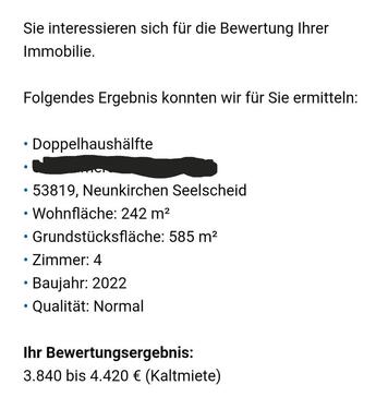 Foto - Doppelhaushälfte in Neunkirchen-Seelscheid zur Miete