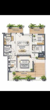 Foto - Penthouse Wohnung 110 Quadratmeter