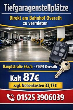 Foto - Tiefgaragenstellplatz Overath Bahnhof