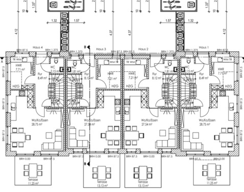 Foto - Reihenhaus zu vermieten - 1.190,00&nbsp;EUR Kaltmiete, ca.&nbsp; 118,00&nbsp;m&sup2;