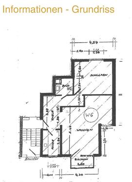Foto - 2,5-Zimmer-Wohnung mit Balkon, - 1.300,00 EUR Kaltmiete,