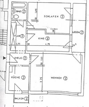 Foto - 3 Zimmer Etagenwohnung zur Miete in Bergheim
