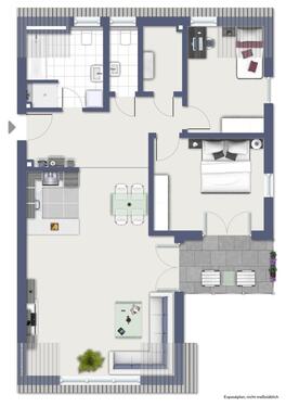 Foto - 3 Zimmer Dachgeschoßwohnung zur Miete in Pretzfeld