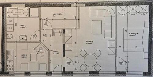 Foto - 2 ZKB Loxstedt-Bexhövede - 490,00&nbsp;EUR Kaltmiete, ca.&nbsp; 64,00&nbsp;m&sup2;