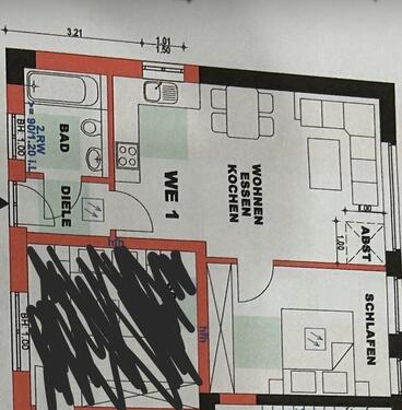 Foto - 2 Zimmer Etagenwohnung in Datteln