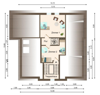 Foto - Wohnung zu vermieten - 800,00 EUR Kaltmiete, ca.  100,27 m²