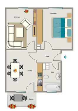Foto - 2 Zimmer Etagenwohnung zur Miete in Essen