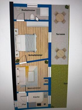 Foto - 2 Zimmer Terrassenwohnung zur Miete in Ilbesheim bei Landau in der Pfalz