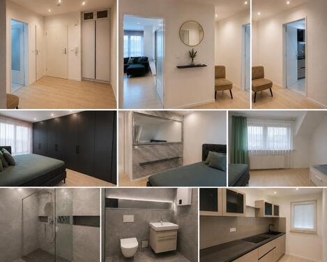 Foto - Modernisierte 3-Zimmer-Dachgeschosswohnung mit Balkon & Garage