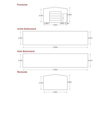 Foto - Lagerhalle in Leipzig 5,5 x 15 m Vermietung (NEUBAU !!!)
