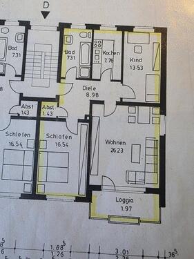 Foto - 3 Zimmer Wohnung mit Balkon - 225.000,00&nbsp;EUR Kaufpreis, ca.&nbsp; 84,00&nbsp;m&sup2;
