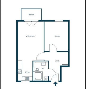 Foto - 2ZKB- Wohnung zur Untermiete oder als Nachmieter