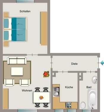 Foto - Etagenwohnung in Mülheim an der Ruhr zur Miete