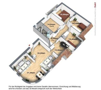 Foto - 5 Zimmer Etagenwohnung in Duisburg