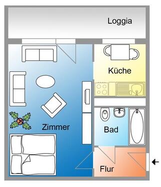 Foto - Etagenwohnung zur Miete in Halberstadt
