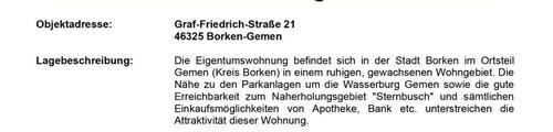 Foto - 2 Zimmer Etagenwohnung zum Kaufen in Borken