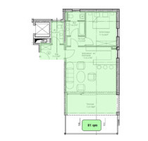 Hochwertige 2 Raumwohnung in bester Lage - Eggenfelden