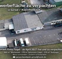 Gewerbeobjekt in Girod ab 42027 neu zu verpachten. - Nentershausen