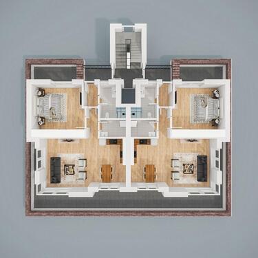 Foto - Wohnen an der Ems - 2-Zimmer-Obergeschosswohnung mit Aussicht