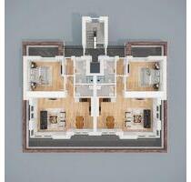 Wohnen an der Ems - 2-Zimmer-Obergeschosswohnung mit Aussicht - Lingen (Ems)