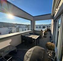 Exklusives Penthouse mit 3,5 Zimmern und Dachterrasse in Besighei - Besigheim