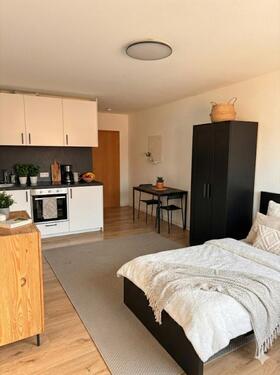 Foto - Schickes 1-Zimmer-Stundentenapartment, komplett ausgestattet