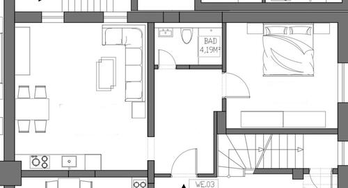 Foto - Moderne 2-Zimmer-Wohnung in zentraler Lage von Limburg (Erstbezug