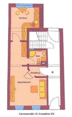 Foto - 1 Zimmer Erdgeschoßwohnung zur Miete in Naumburg (Saale)