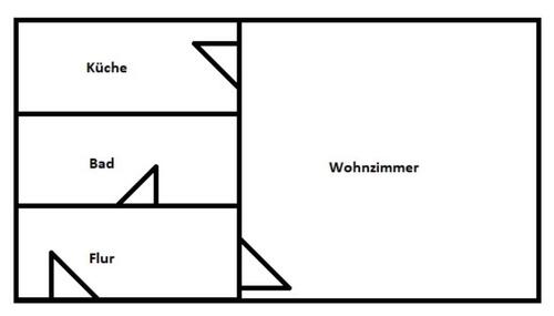 Foto - 1 Zimmer Etagenwohnung zur Miete in Eilenburg