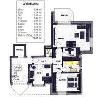 78,6 m² - 3,5 Zimmer Wohnung in Oberhausen Schwarze Heide