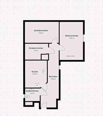 Foto - 3-Zimmer-Dachgeschosswohnung - 975,00&nbsp;EUR Kaltmiete, ca.&nbsp; 78,00&nbsp;m&sup2;
