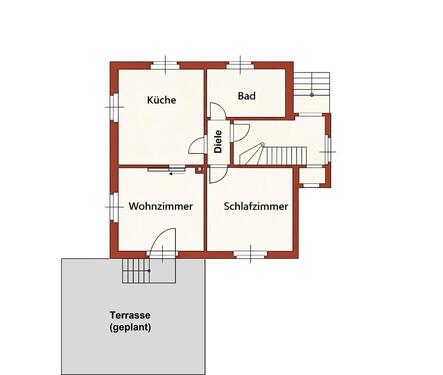 Foto - 2 Zimmer Etagenwohnung zur Miete in Chemnitz