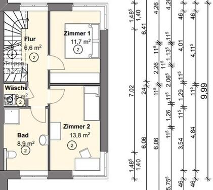 Foto - 4 Zimmer Etagenwohnung in Uelsen