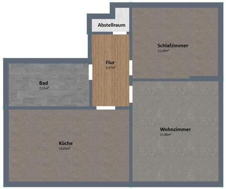 Foto - 2 Zimmer Dachgeschoßwohnung in Hamm (Sieg)