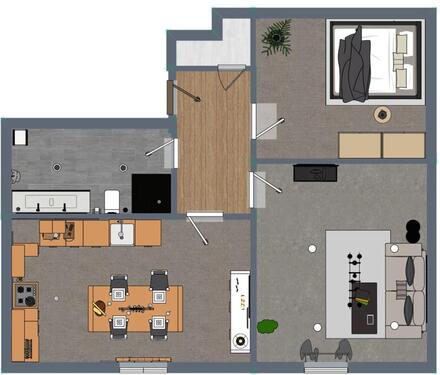Foto - Dachgeschoßwohnung in Hamm (Sieg) zur Miete