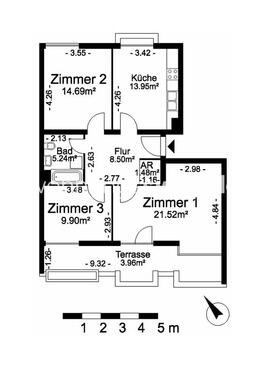 Foto - Etagenwohnung zur Miete in Berlin