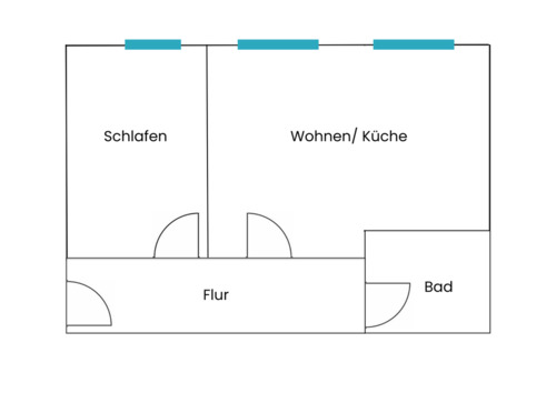 Foto - 2 Zimmer Dachgeschoßwohnung in Staßfurt