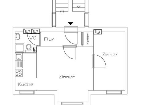 Foto - 2 Zimmer Wohnung City West Schöneberg warm bis Sept. zu vermieten
