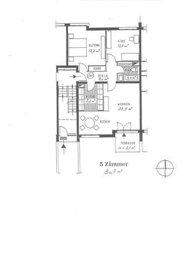 Foto - Gepflegte, bezugsfreie 3-Zimmer Wohnung in Breisach am Rhein